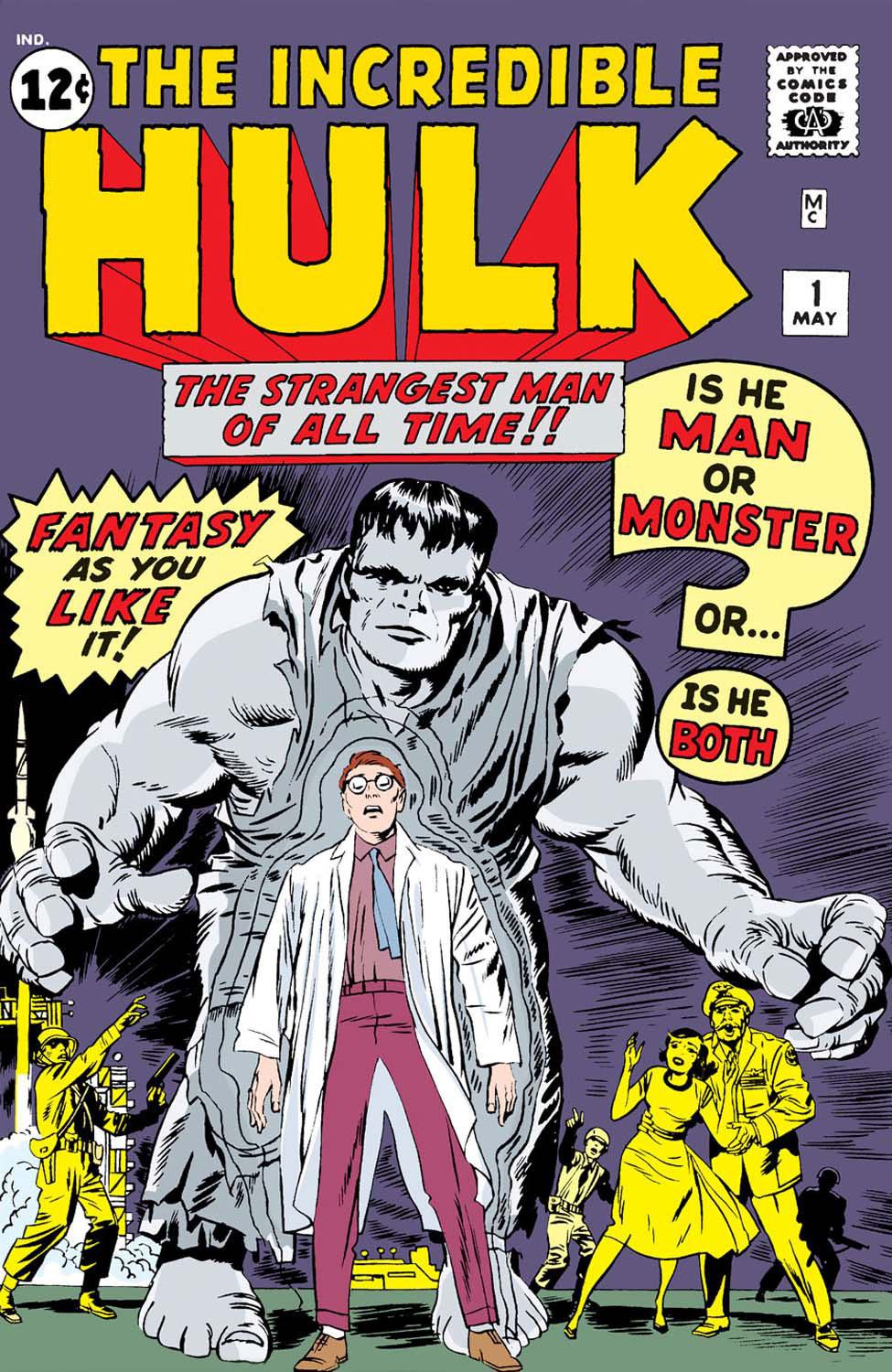 Bruce Banner transfroming into the hulk