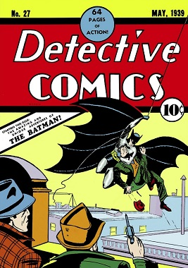 batman swinging with a criminal